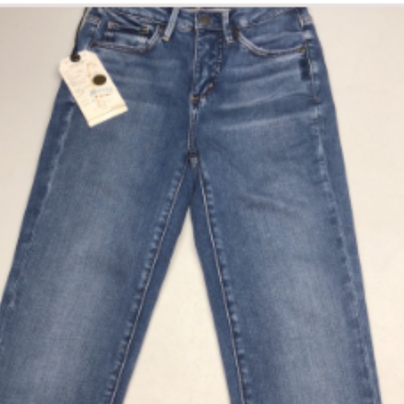 NWT VINTAGE SILVER ISBISTER HIGH-RISE SLIM  JEANS 24x27 ⭐️ - Picture 5 of 12